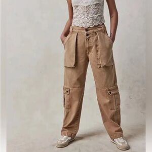 Free People Marx Slouchy Cargo Jean